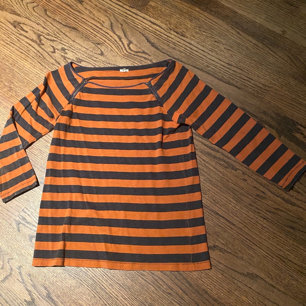 J Crew 3:4 sleeve top